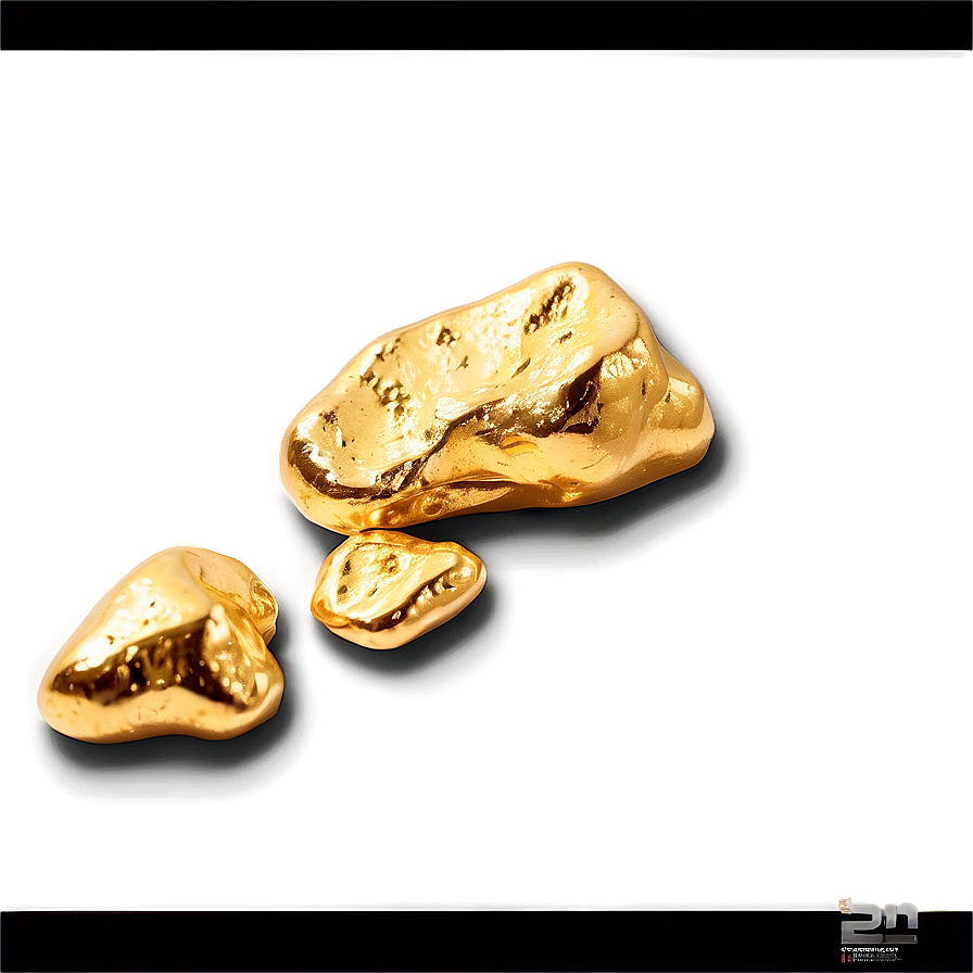 Shimmering Gold Nugget Png 60