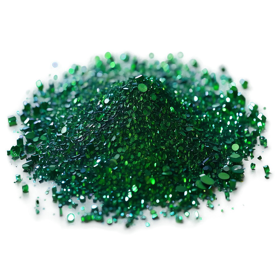 Shimmering Green Glitter Dust Png Vvp17