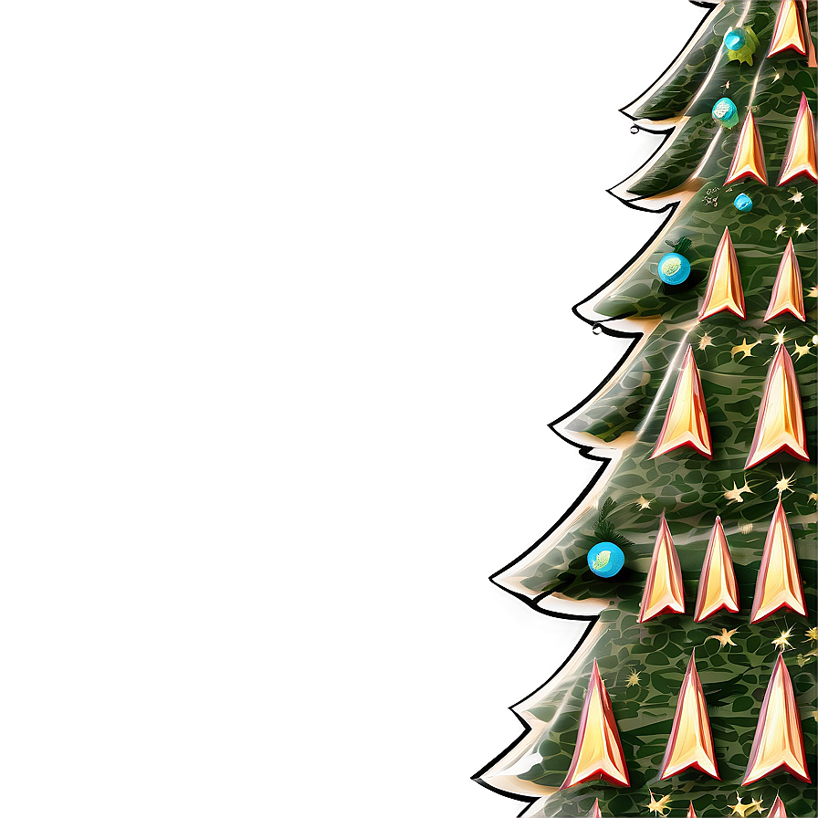 Shimmering Noel Tree Png Cjr77