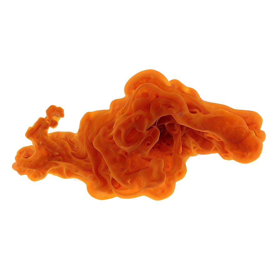 Shimmering Orange Smoke Mystery Png 55