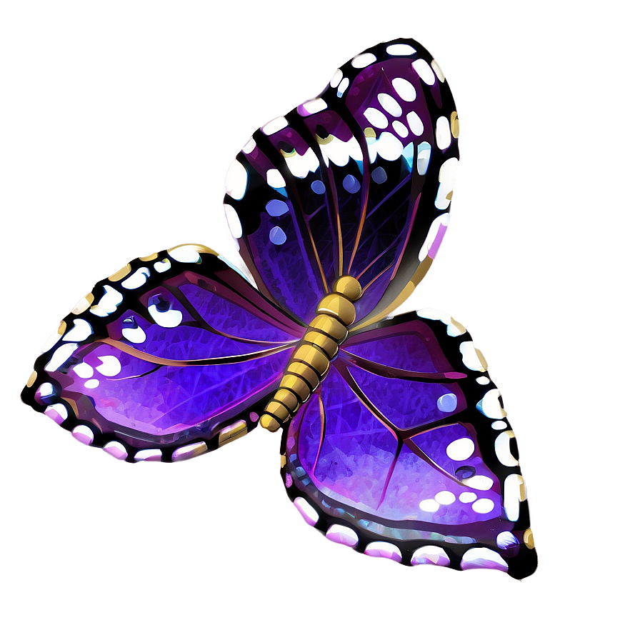 Shimmering Purple Butterfly Png 05232024