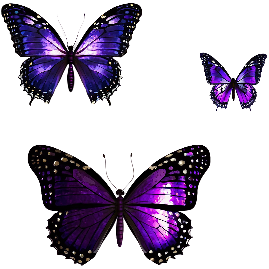 Shimmering Purple Butterfly Png 05232024