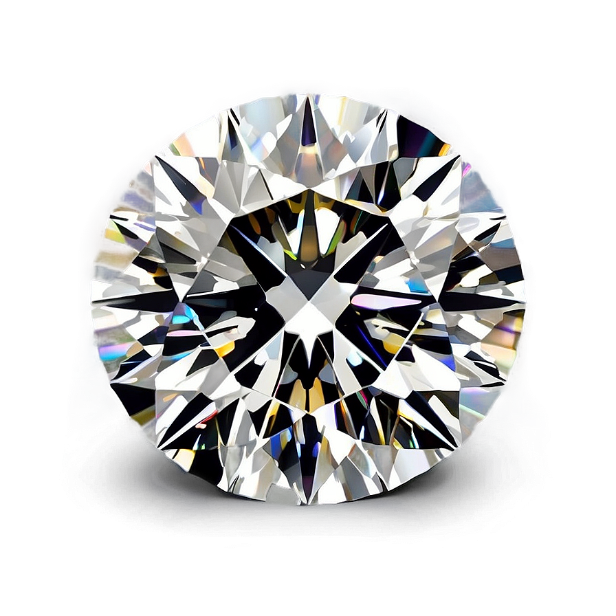 Shimmering Round Diamond Png Hqj