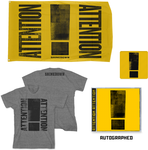 Shinedown Attention Merchandise Collection