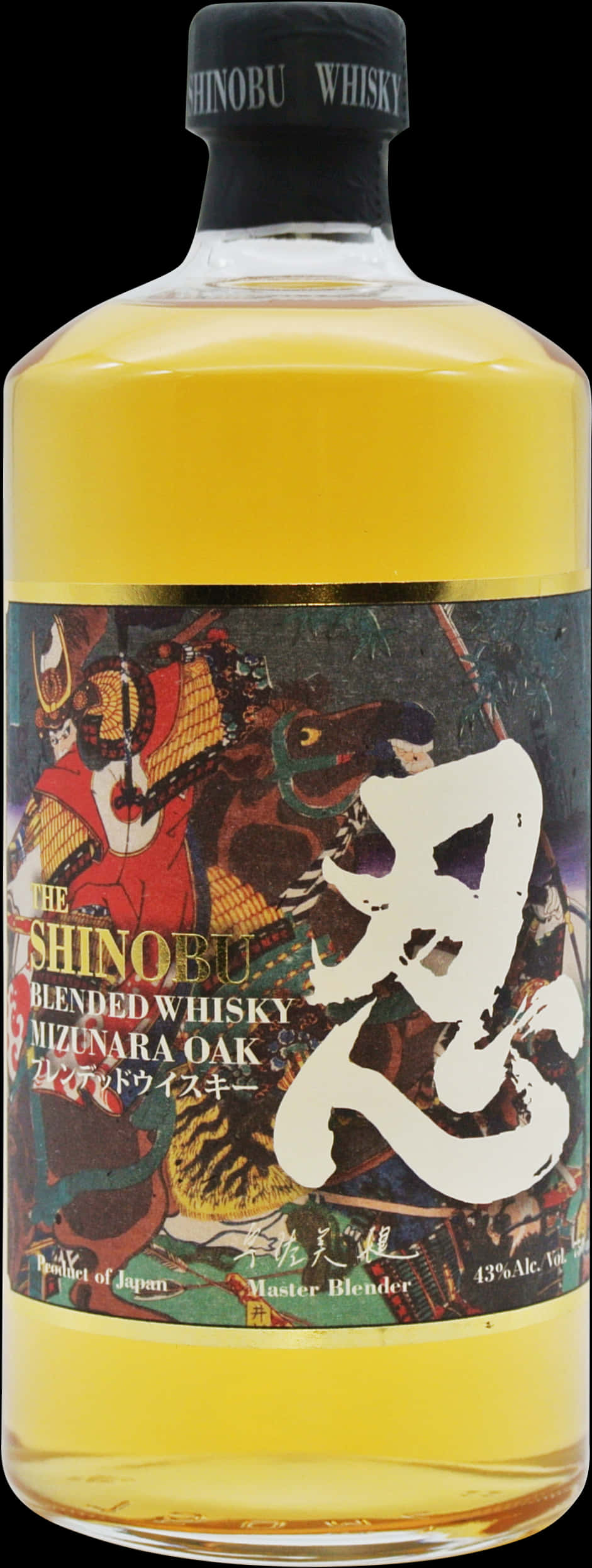 Shinobu Whisky Bottle Mizunara Oak