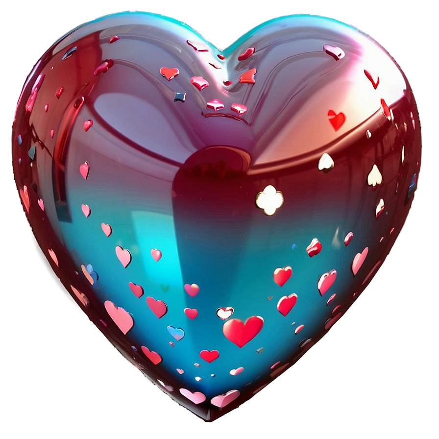 Shiny 3d Heart Png 05252024