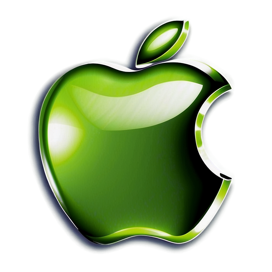 Shiny Apple Logo Artwork Png 05232024