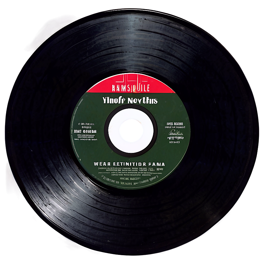 Shiny Black Vinyl Record Png 05242024