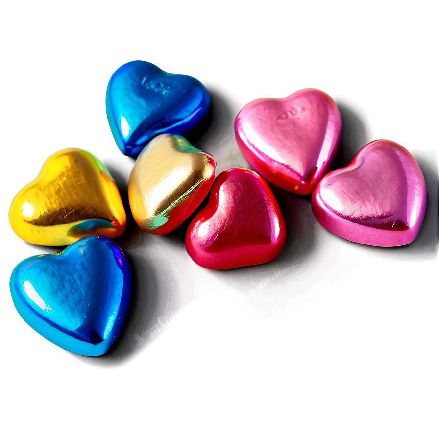 Shiny Candy Hearts Png Lka68