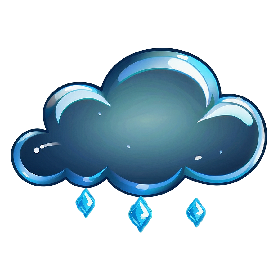 Shiny Cartoon Cloud Png 52