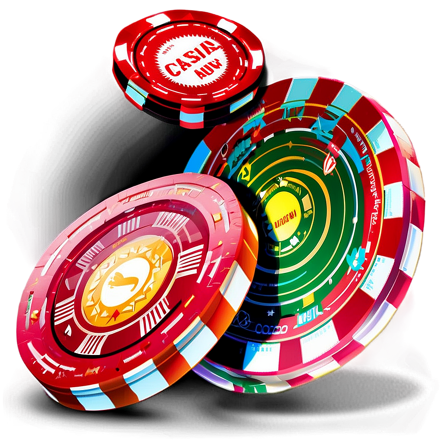 Shiny Casino Chips Png 06122024