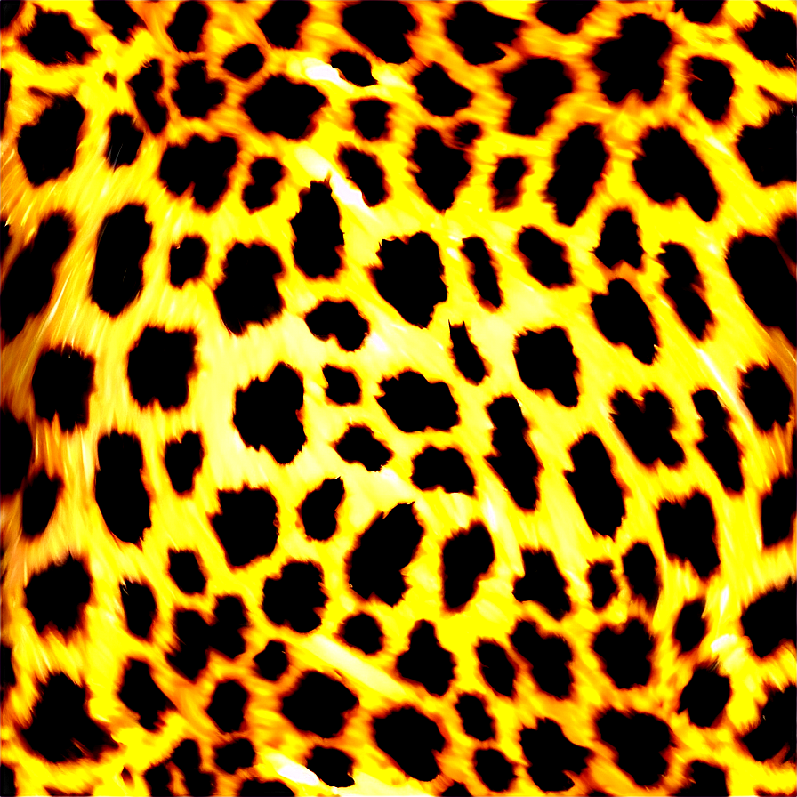 Shiny Cheetah Print Surface Png Ell