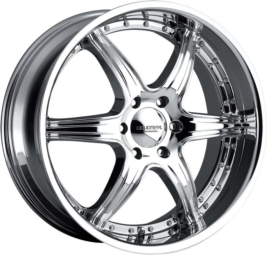 Shiny Chrome Alloy Wheel