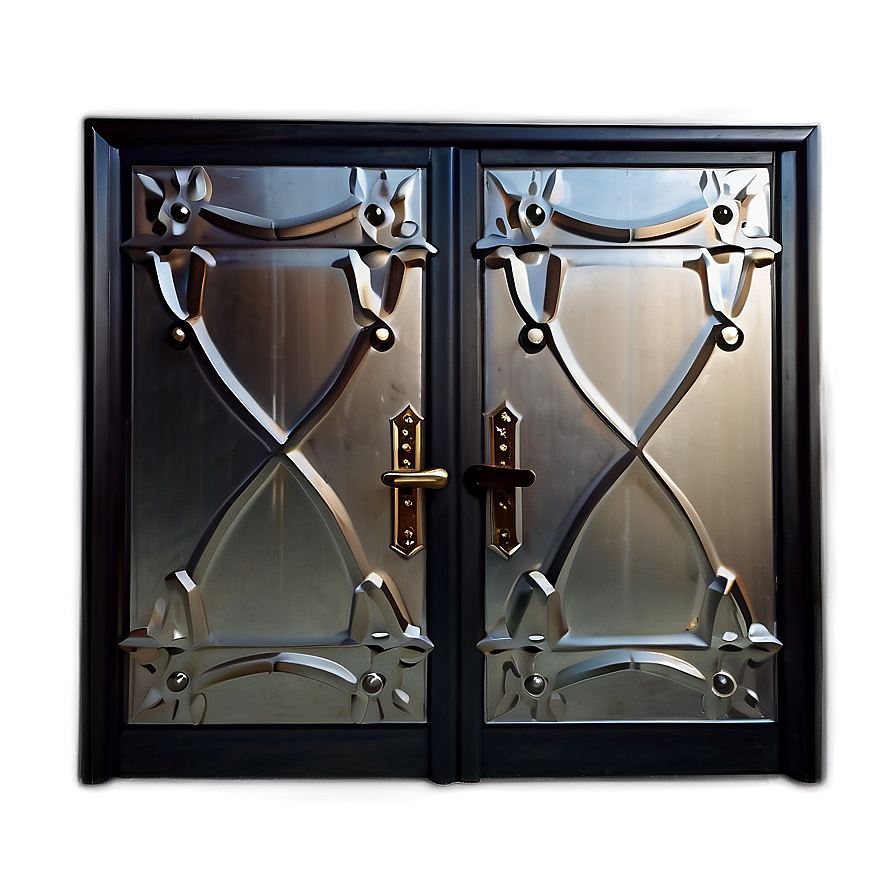 Shiny Closed Door Surface Png 13