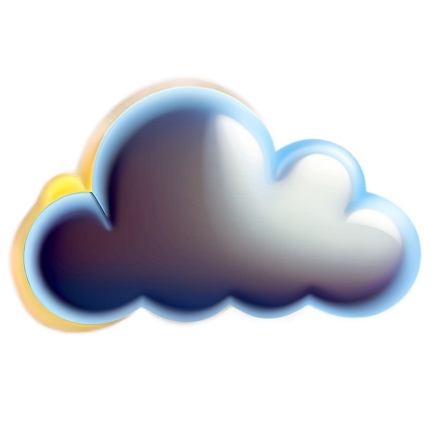 Shiny Cloud Emoji Png Jgl12