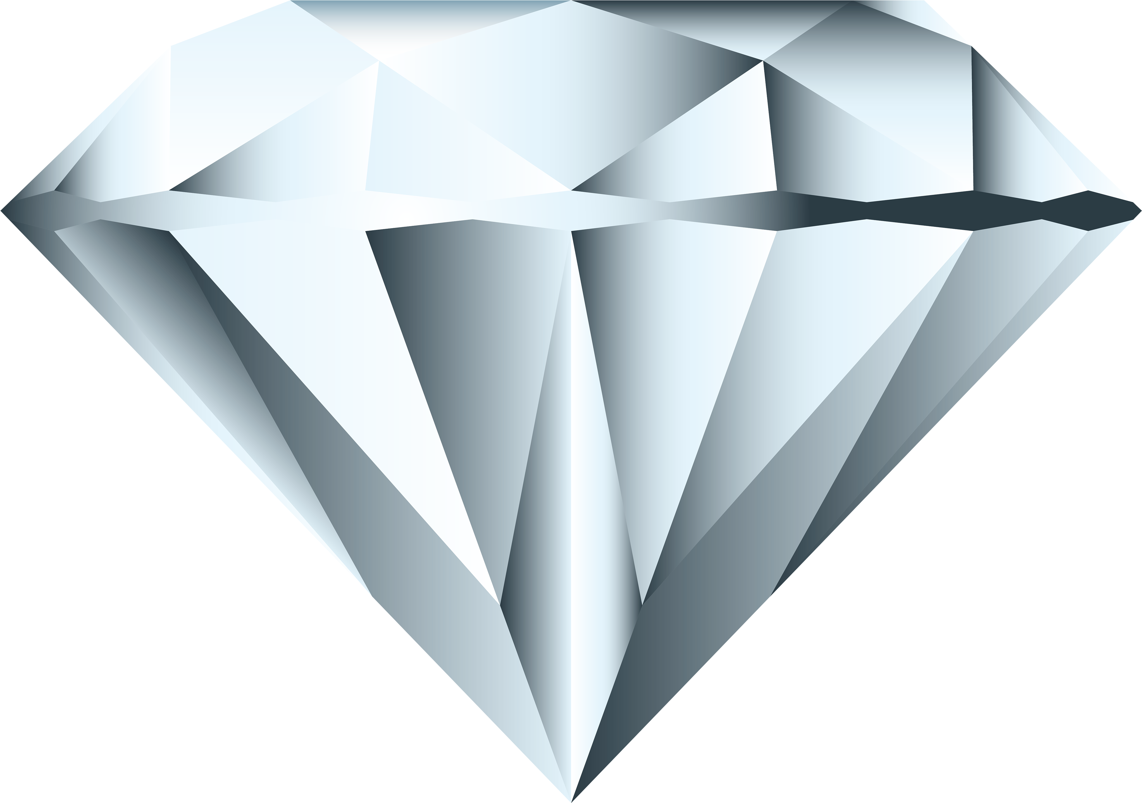 Shiny Geometric Diamond Illustration