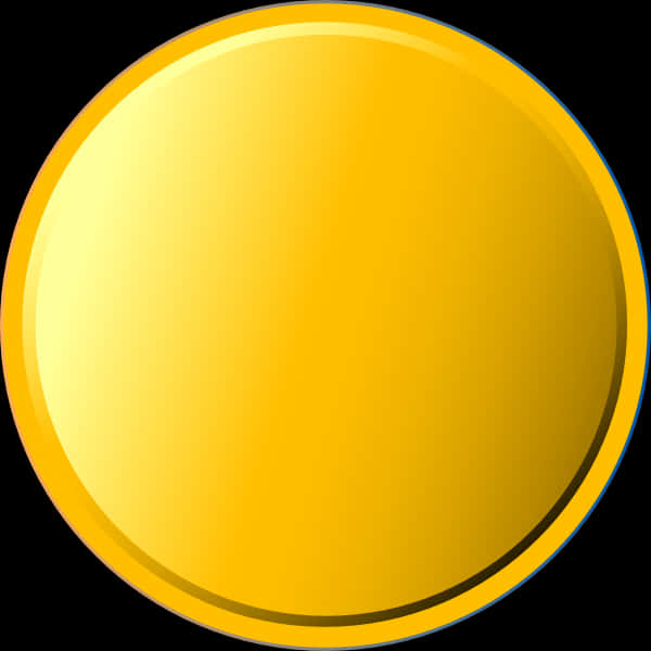 Shiny Gold Coin Graphic