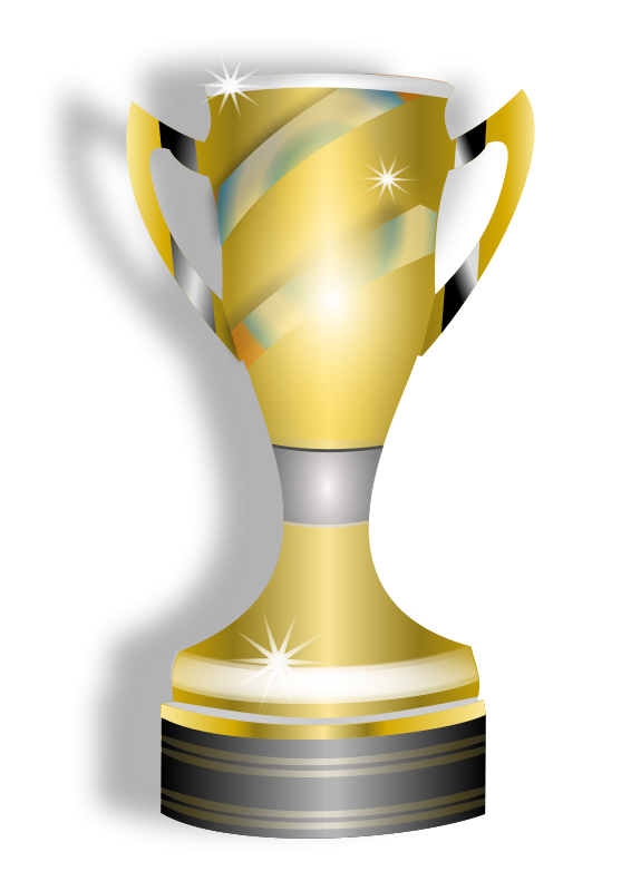 Shiny Gold Trophy Cup