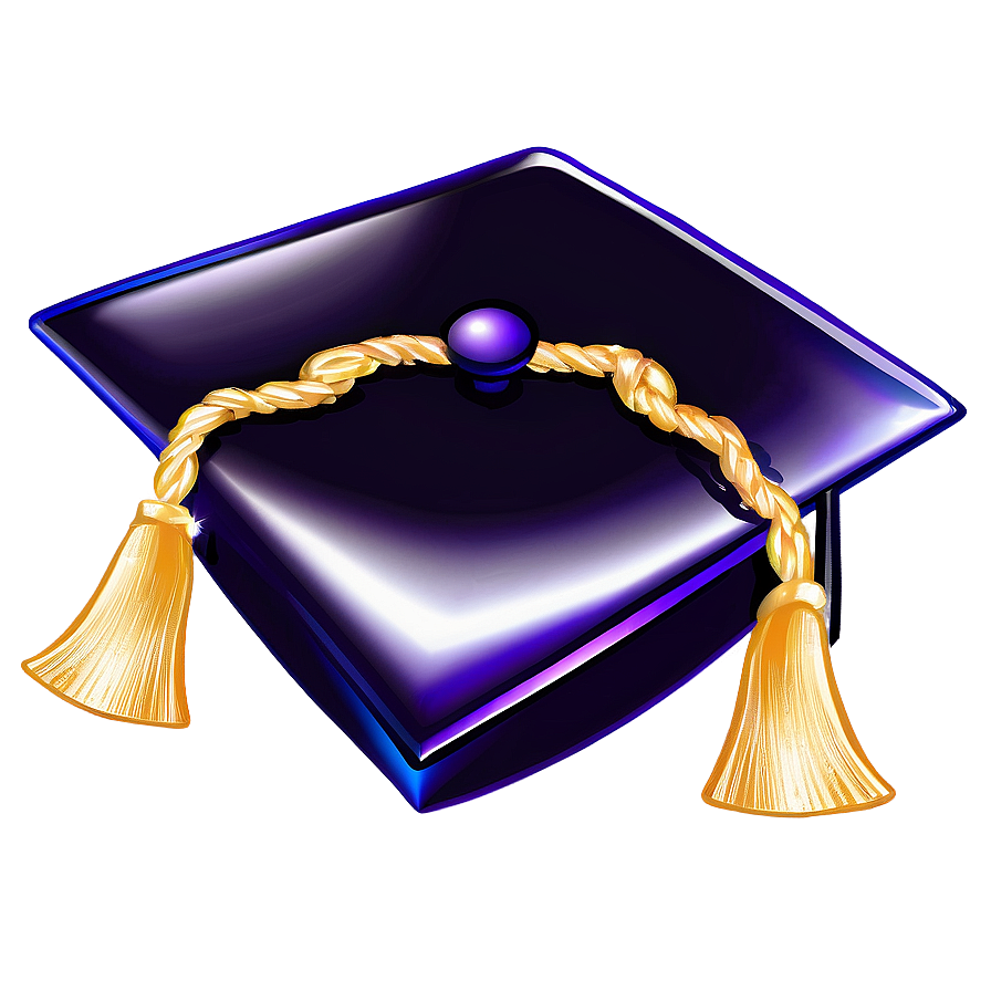 Shiny Graduation Cap Clipart Png Naw