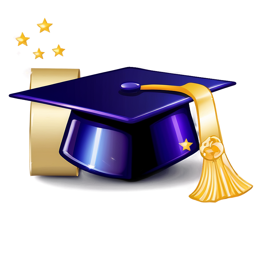 Shiny Graduation Cap Clipart Png Oto72