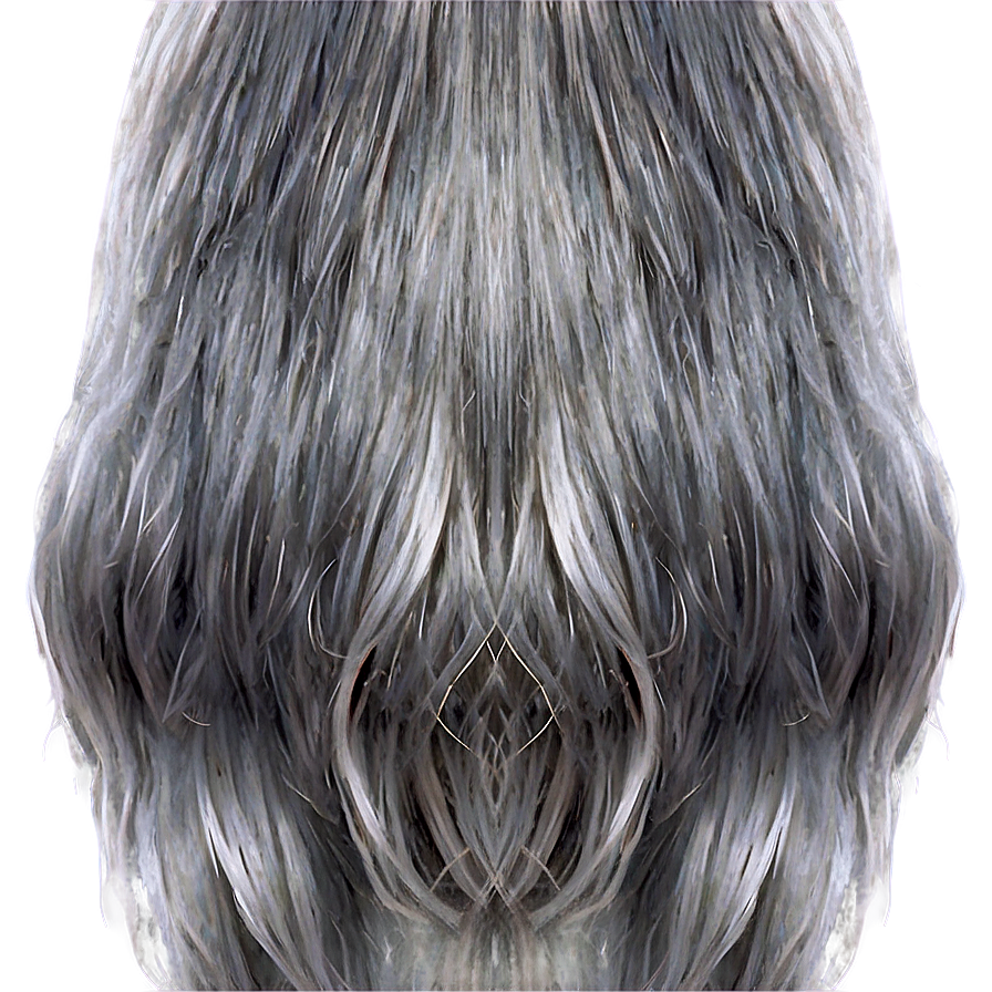 Shiny Grey Hair Png Vxv21