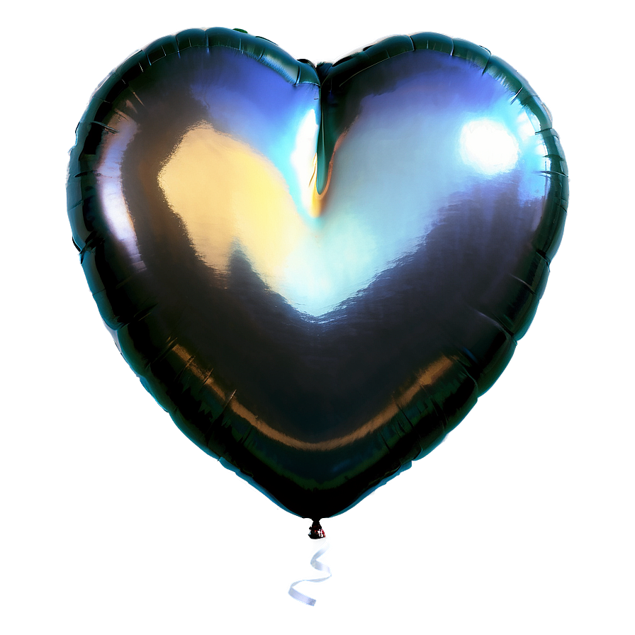 Shiny Heart Balloon Png Xtj48