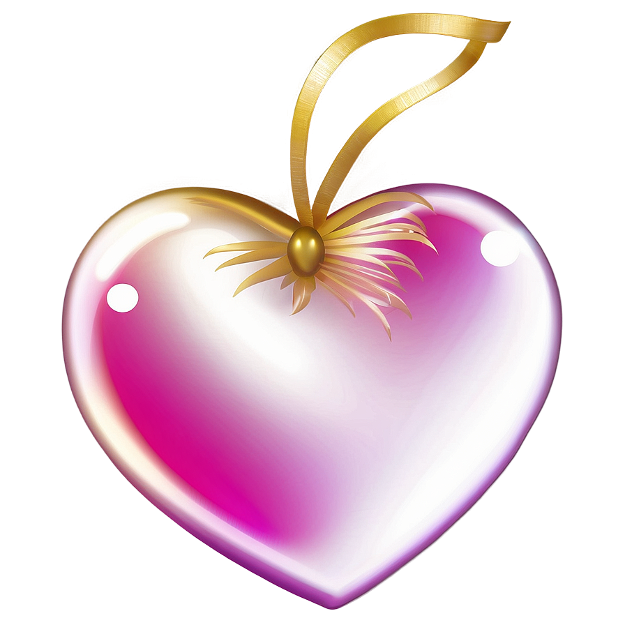 Shiny Heart Clipart Png 06132024