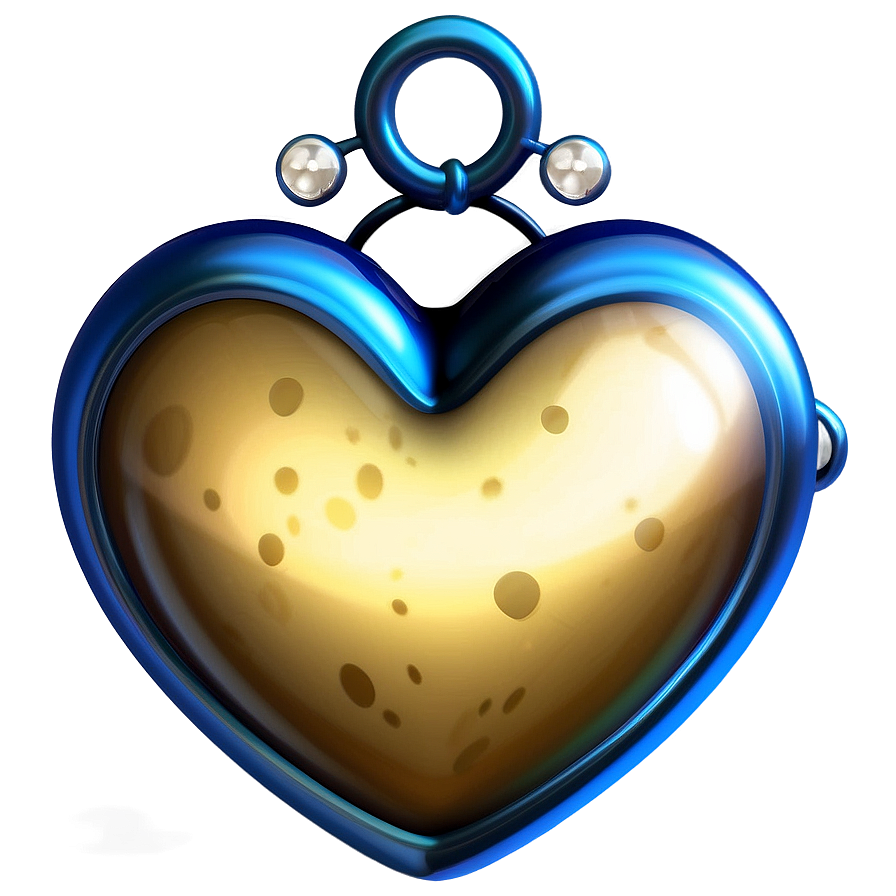 Shiny Heart Decoration Png D