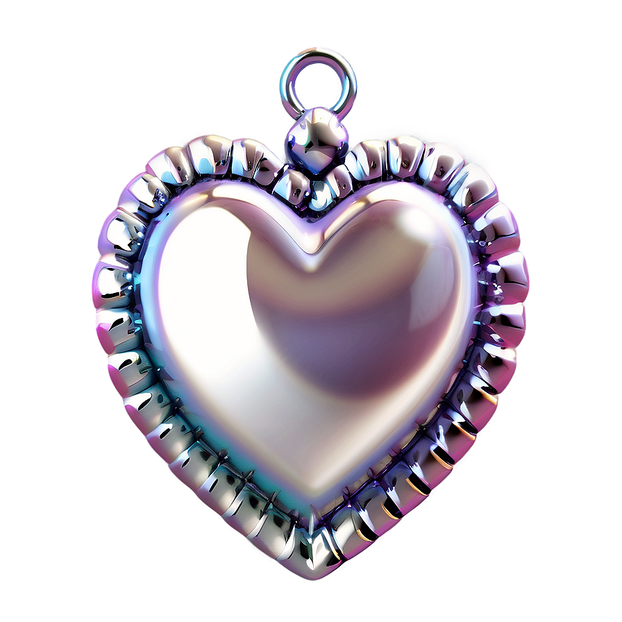 Shiny Heart Decoration Png Oos74