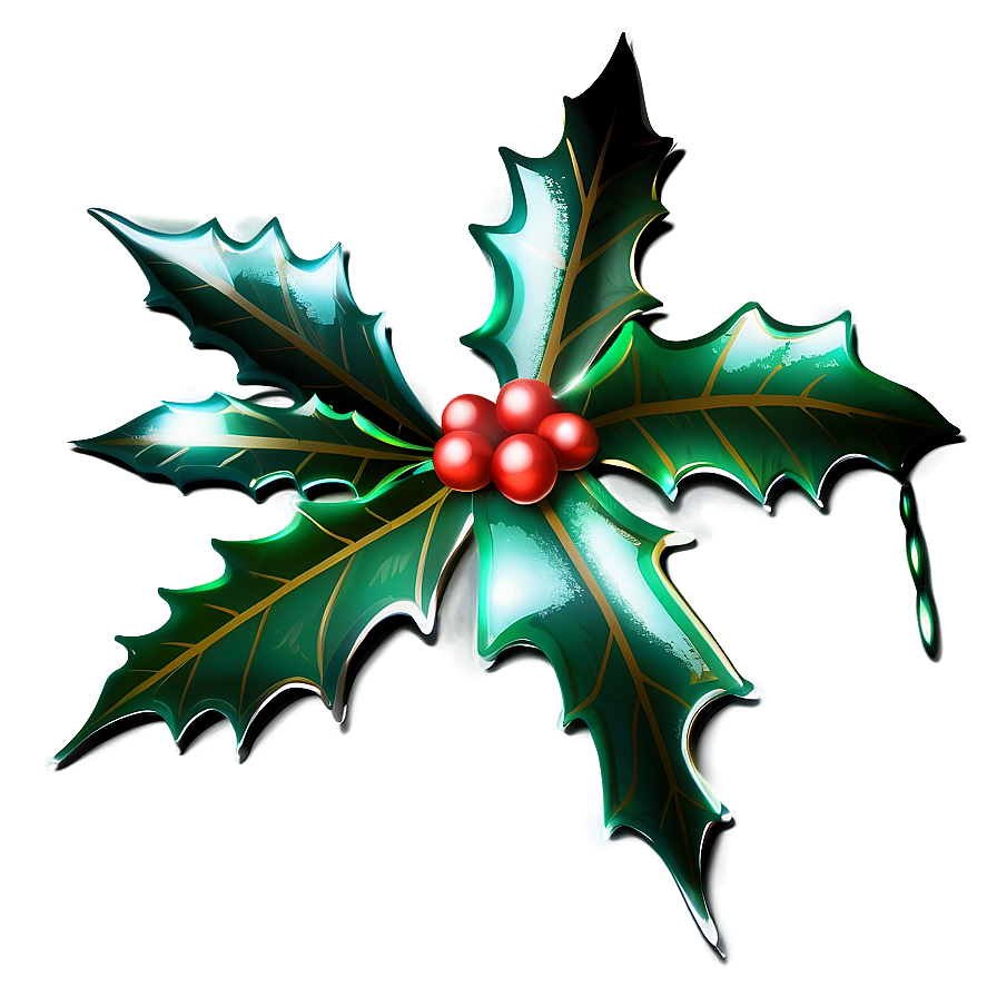 Shiny Holly Png 05252024