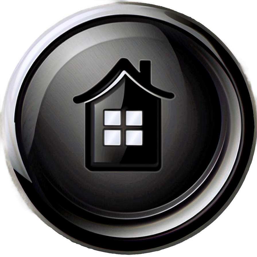 Shiny Home Button Png 06132024