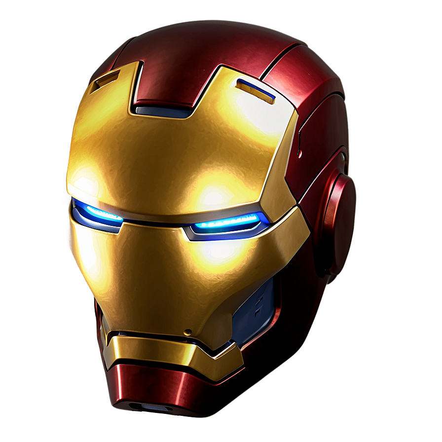 Shiny Iron Man Helmet Look Png 86