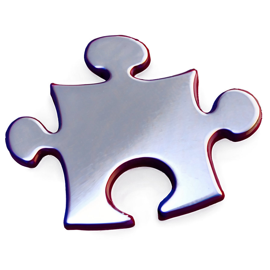 Shiny Jigsaw Piece Png 06112024