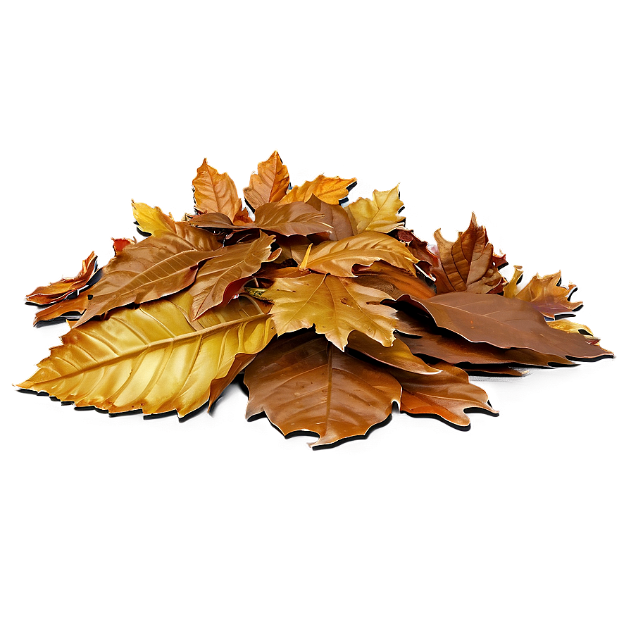 Shiny Leaf Pile Png 06202024