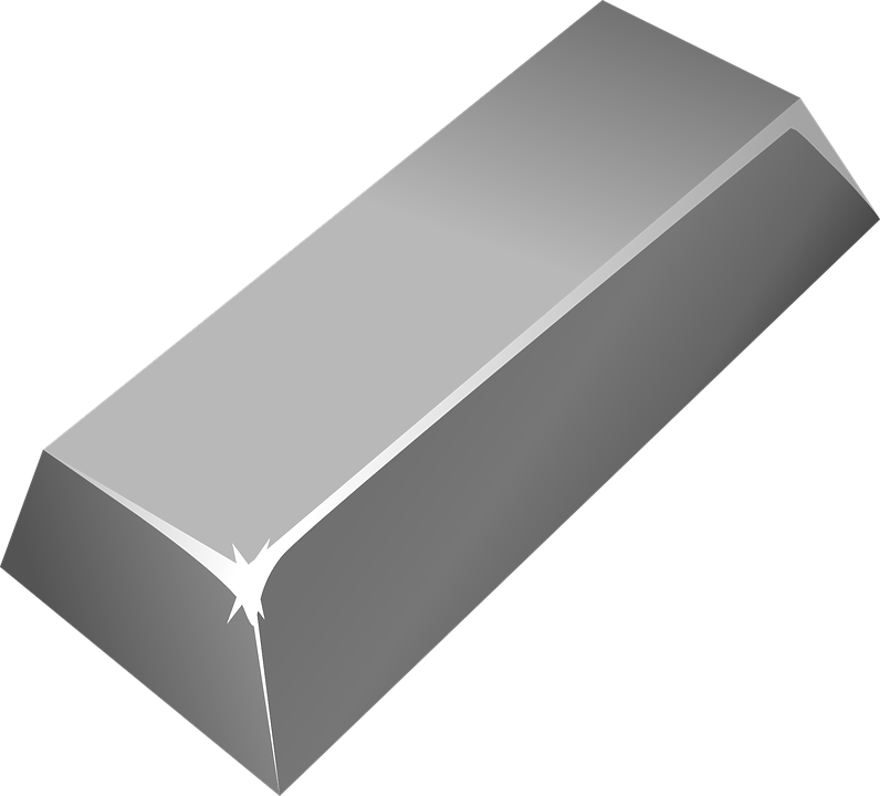 Shiny Metal Bar3 D Render