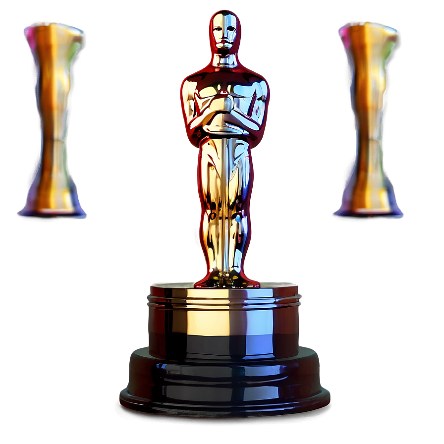 Shiny Oscar Statue Png 06202024