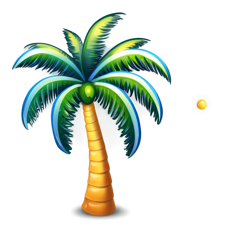 Shiny Palm Tree Emoji Png 31