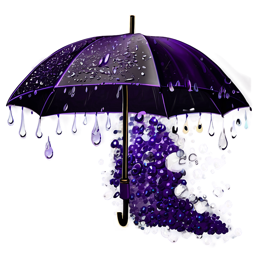 Shiny Purple Rain Sparkle Png 92