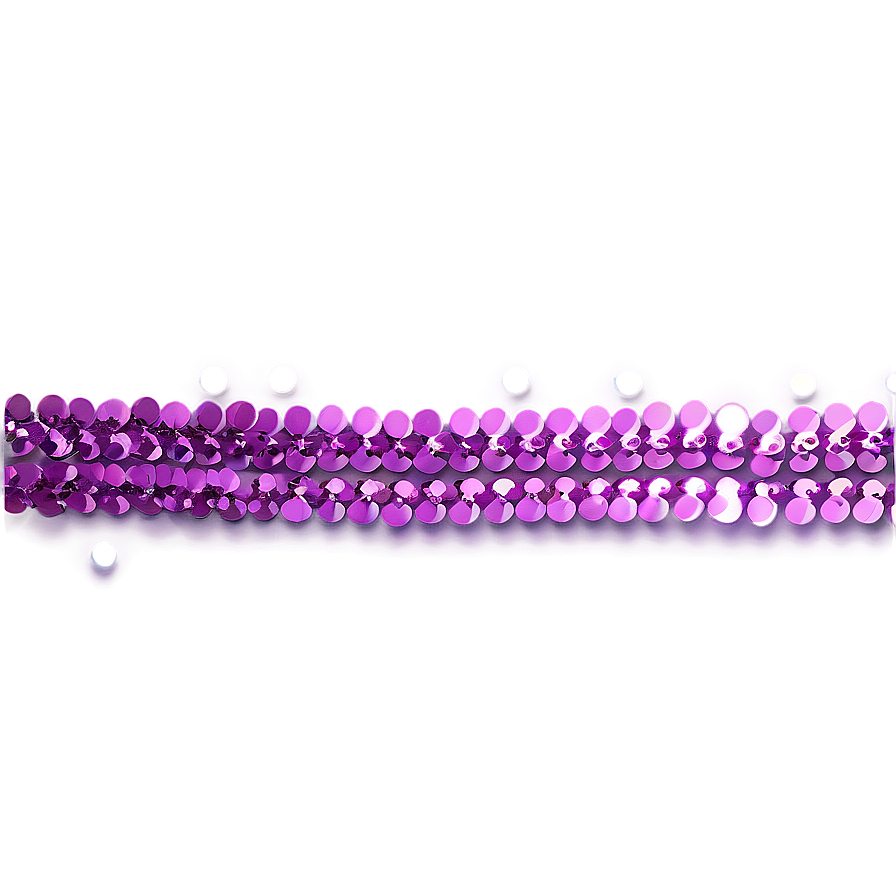 Shiny Purple Sequin Border Png 71