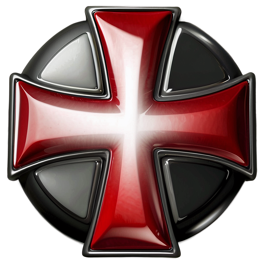 Shiny Red Cross Png 40