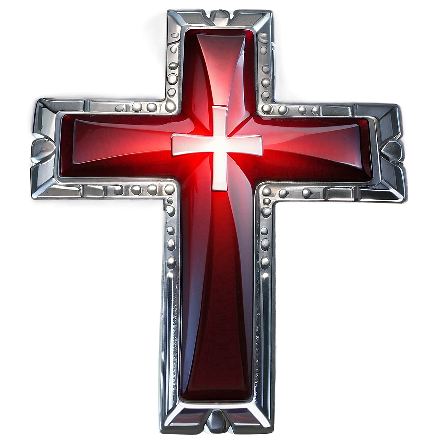 Shiny Red Cross Png Wsj
