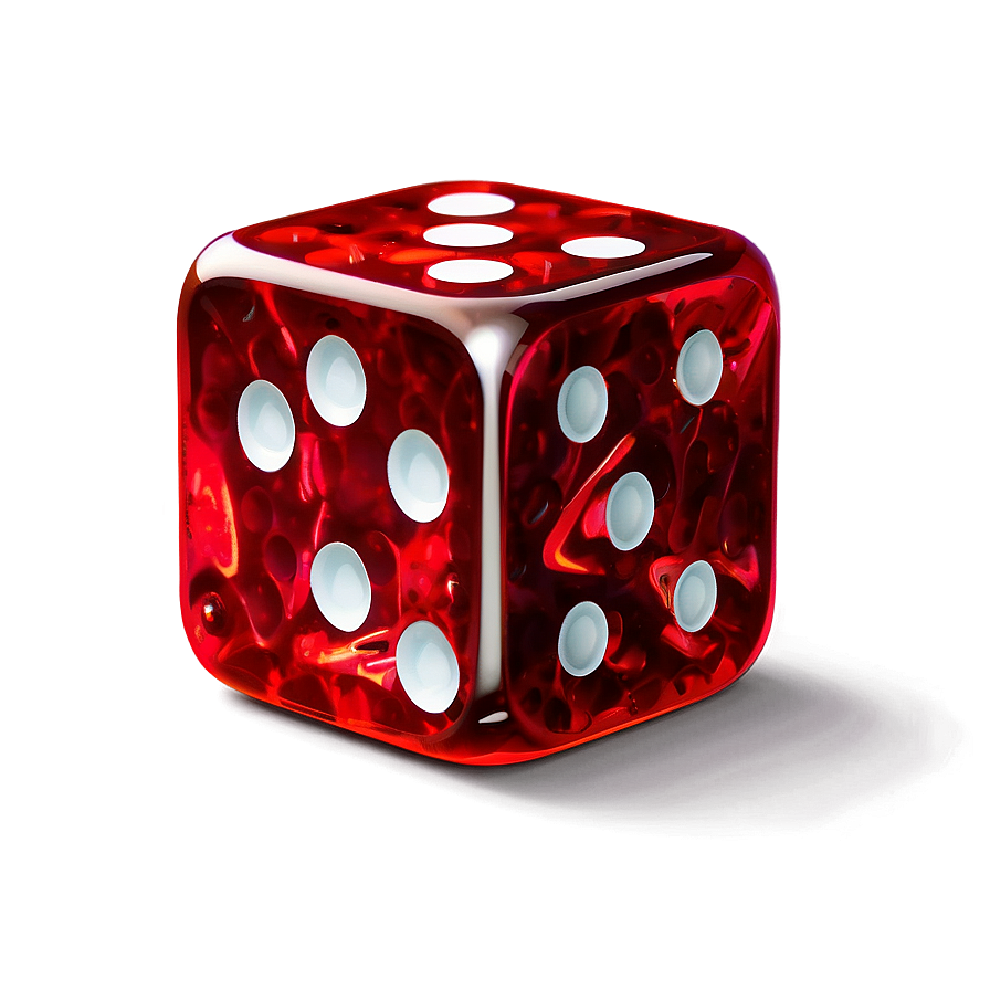 Shiny Red Dice Png Yde49