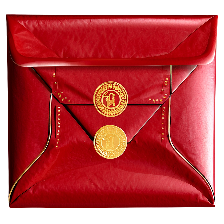 Shiny Red Envelope Png Gnh40