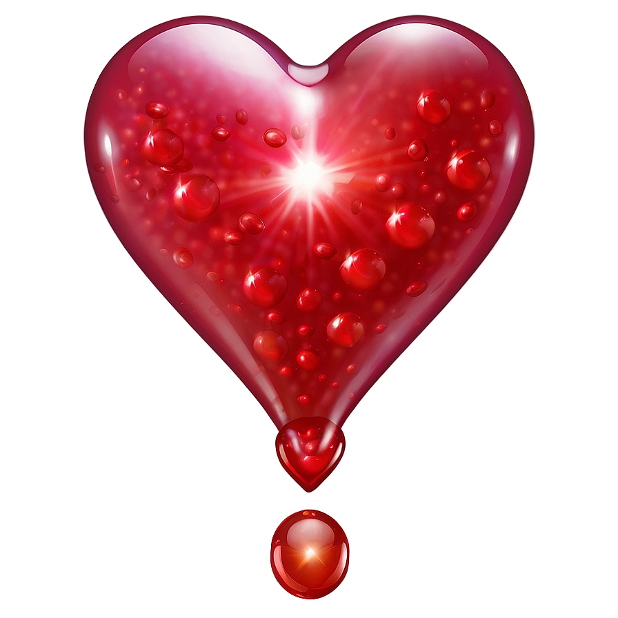 Shiny Red Heart Png Iag