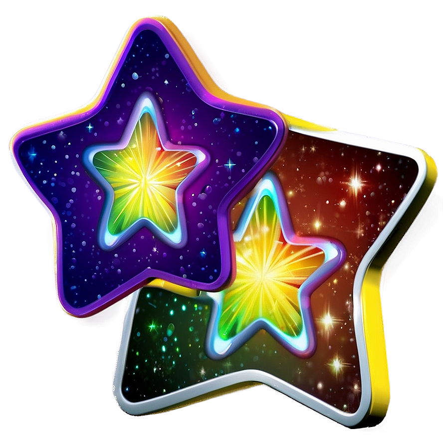 Shiny Star Sticker Png Exr