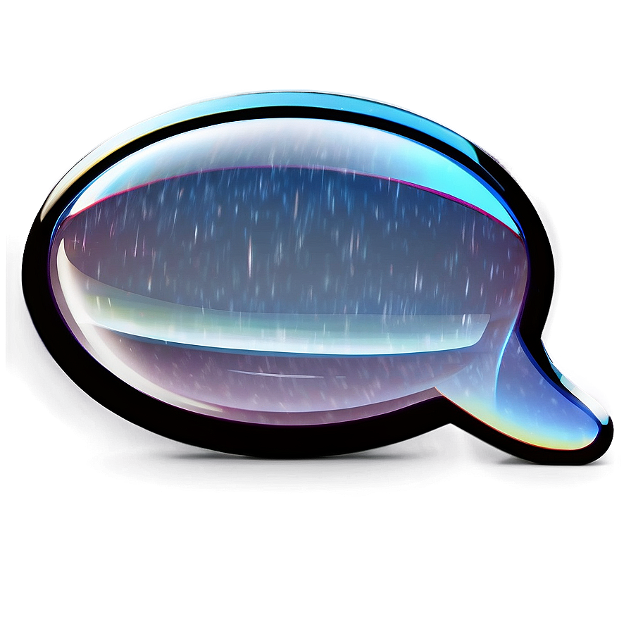 Shiny Talk Bubble Png 73