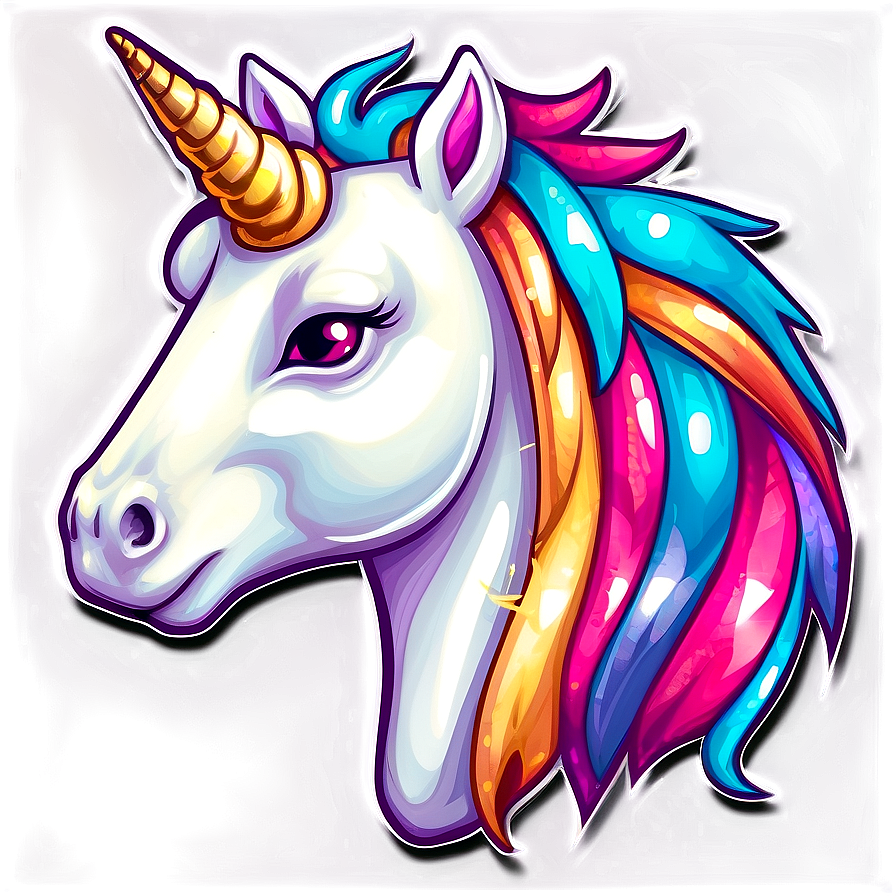 Shiny Unicorn Sticker Png Wyy7