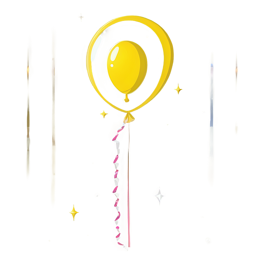 Shiny Yellow Balloon Png Tou88