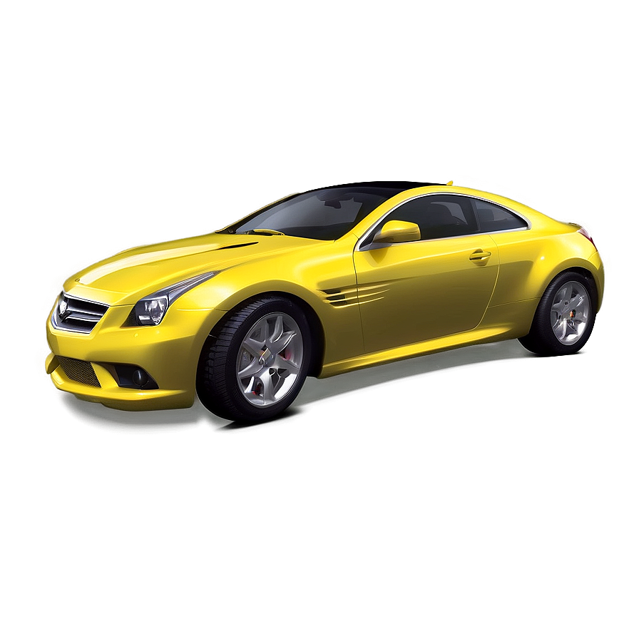 Shiny Yellow Car Clipart Png 77