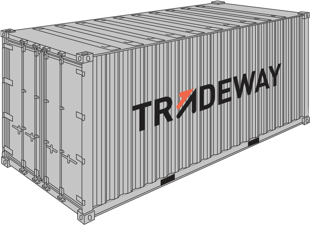 Shipping Container Tradeway Graphic